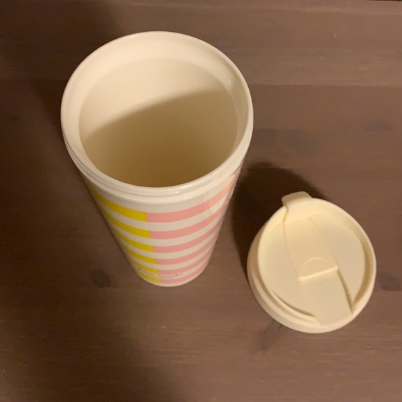 Kate Spade Nineties Inspired Pastel Striped Plastic Tumbler - Picture 9 of 9